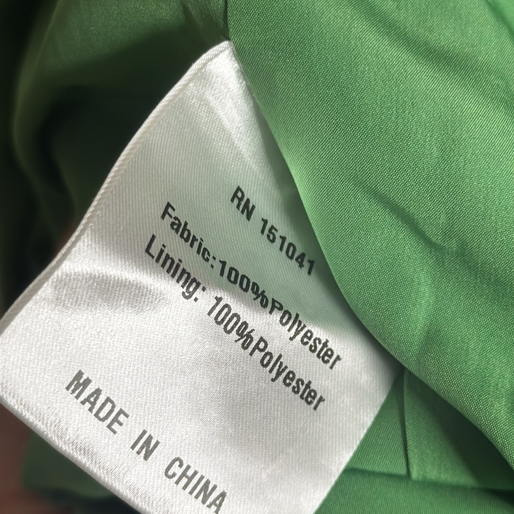 kourt Blaine ladies green gingham mini dress size 4 - Picture 9 of 15